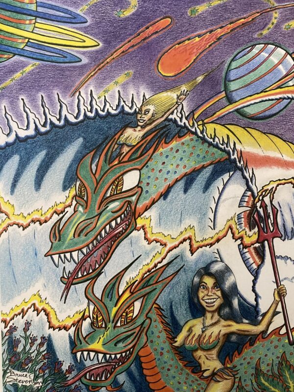 Cosmic Riders: The Dragon's Wrath Copyright Bruce Stevenson