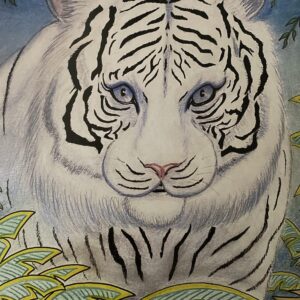 Majestic Gaze: The White Tiger's Realm Copyright Bruce Stevenson