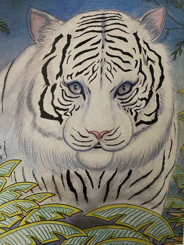 Majestic Gaze: The White Tiger's Realm Copyright Bruce Stevenson