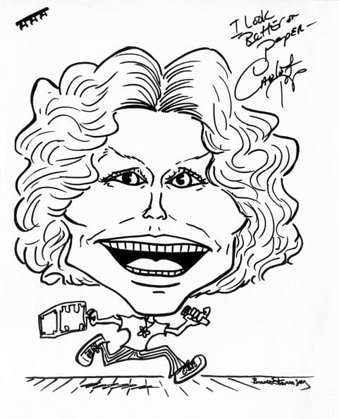 Copyright Bruce Stevenson - Caricature Artistry Carrot Top